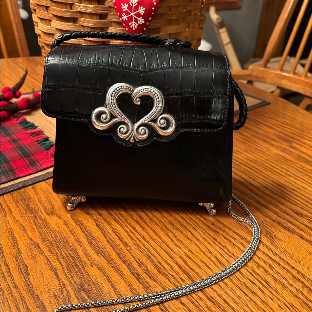 Brighton Handbag with Metal Accents